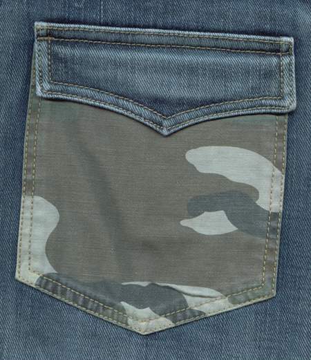 Camo Based Flap Pocket