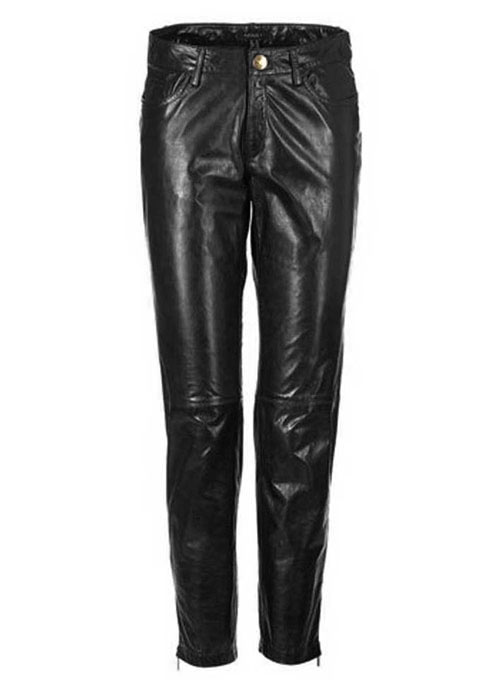 Leather Biker Jeans - Style #500 - Click Image to Close