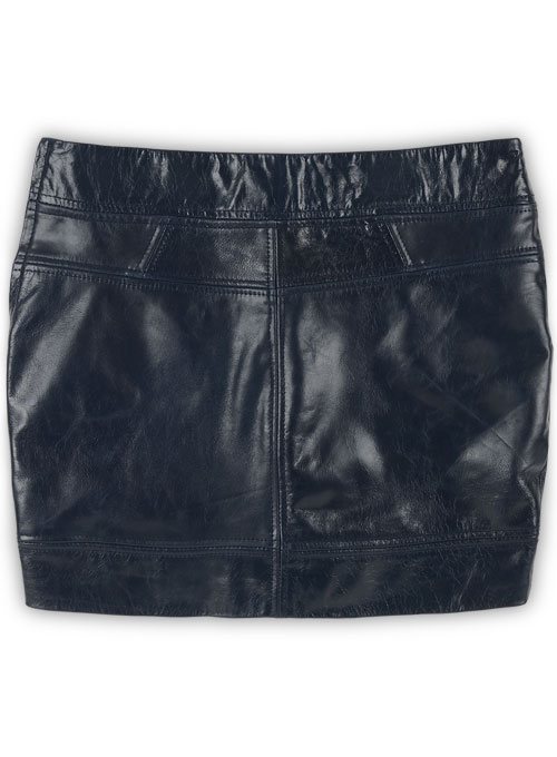 Flirty Leather Skirt - # 120 - Click Image to Close