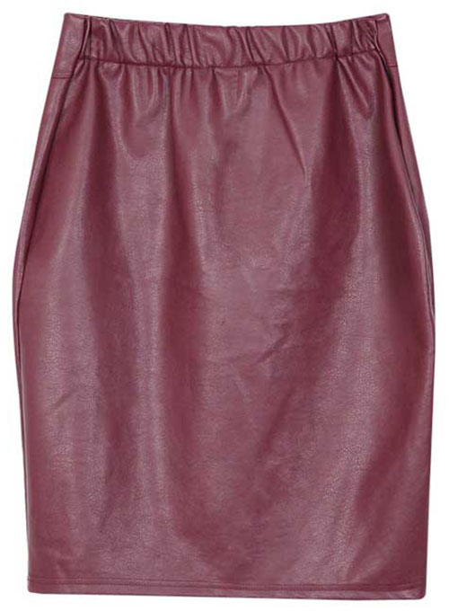 Ambrosia Leather Skirt - # 413 - Click Image to Close