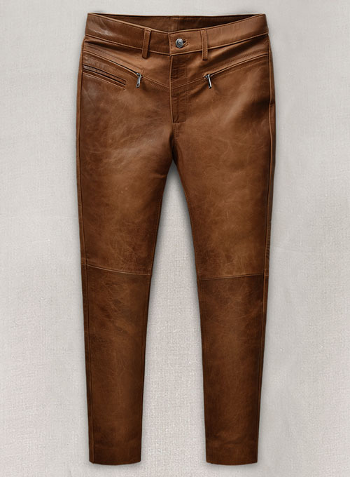 Angular Leather Pants - Click Image to Close