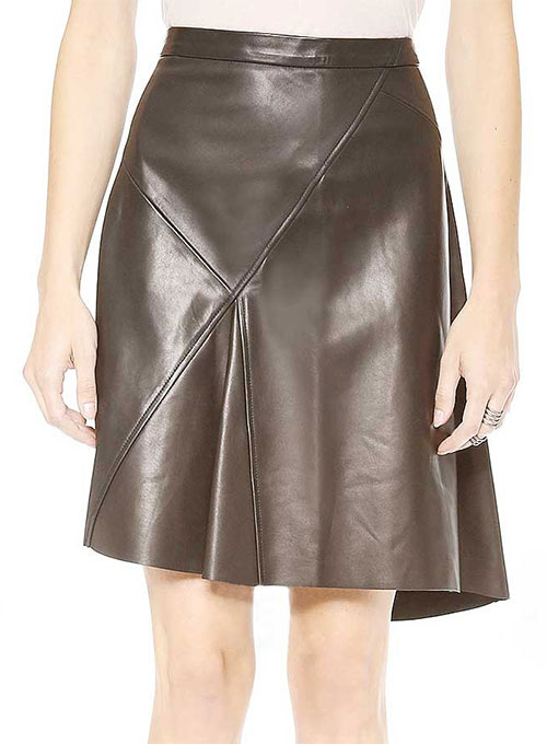 Breeze Flare Leather Skirt - # 422 - Click Image to Close