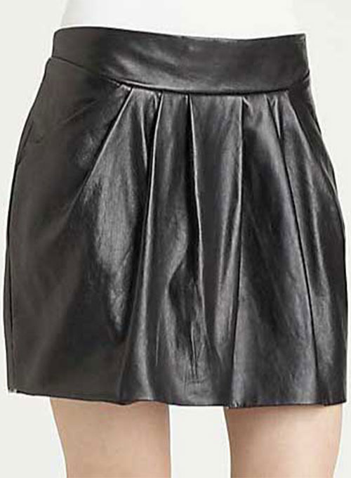 Bubble Leather Skirt - # 140 - Click Image to Close