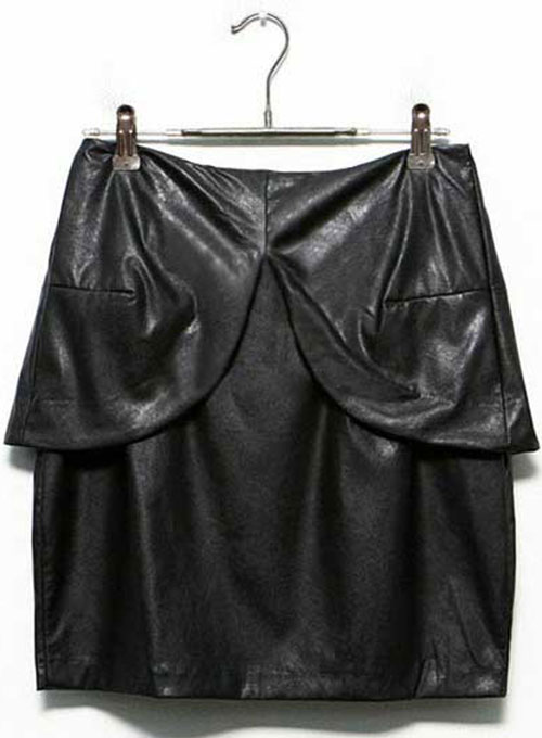 Busy Bee Leather Skirt - # 188 - Click Image to Close