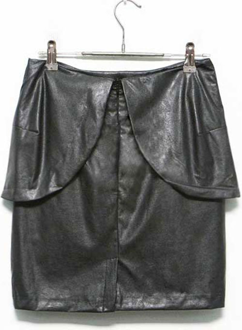 Busy Bee Leather Skirt - # 188 - Click Image to Close