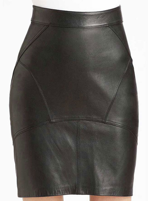 Canarie Leather Skirt - # 442 - Click Image to Close