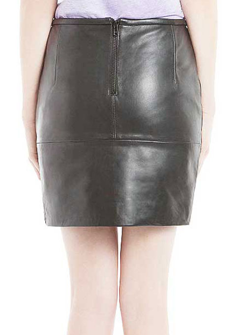 Carven Leather Skirt - # 403 - Click Image to Close