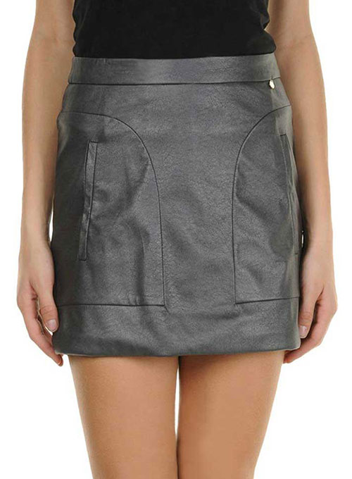 Charlene Leather Skirt - # 193 - Click Image to Close