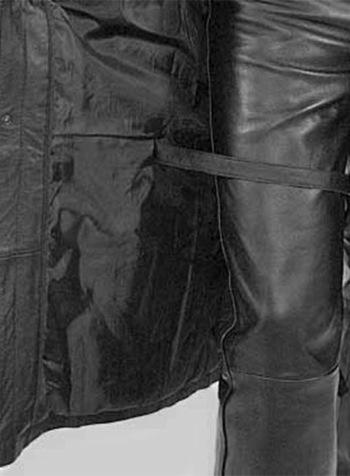 Leather Duster with Cape - Click Image to Close