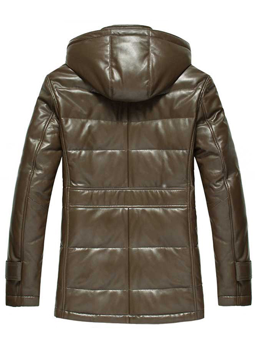 Leather Hood Jacket # 636 - Click Image to Close