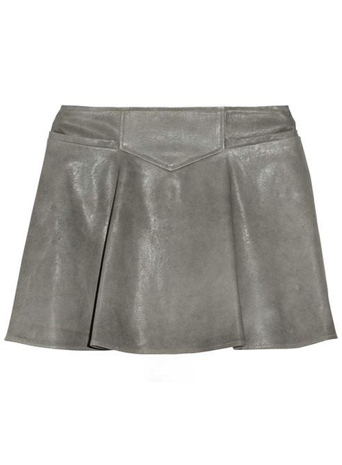 Jessy Flare Leather Skirt - # 194 - Click Image to Close