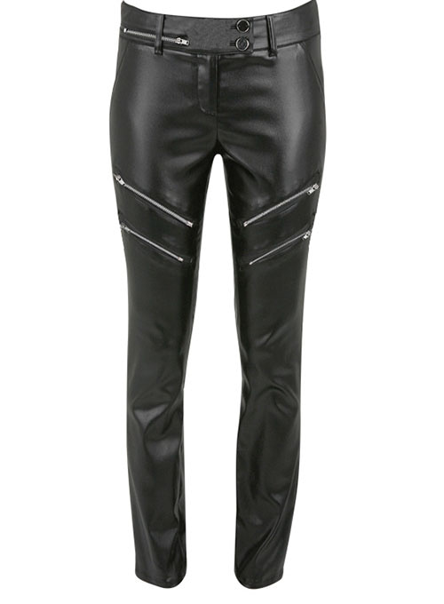 Leather Biker Jeans - Style #504 - Click Image to Close