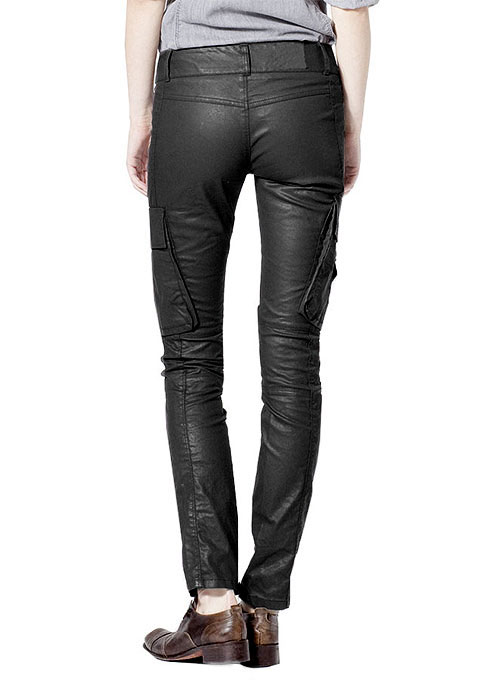 Leather Biker Jeans - Style #509 - Click Image to Close