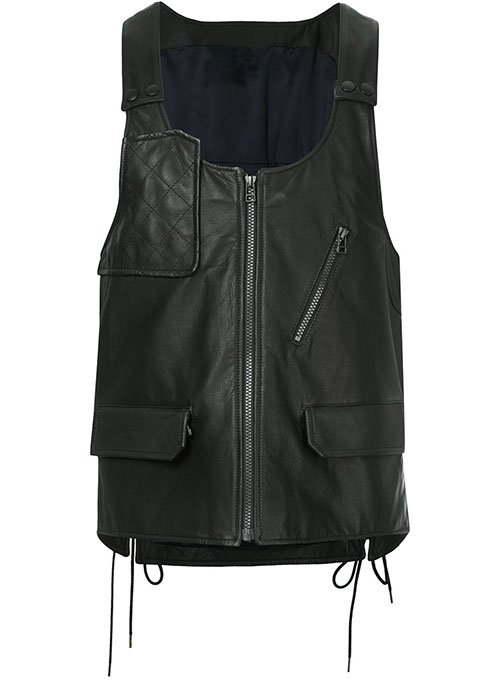 Leather Vest # 332