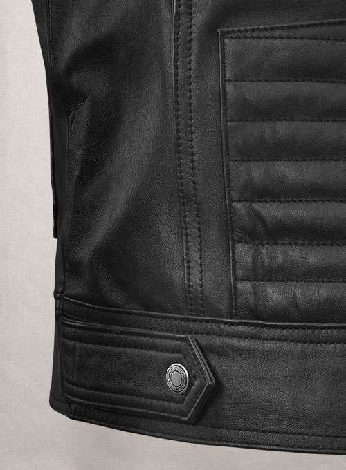 Leather Biker Vest # 318