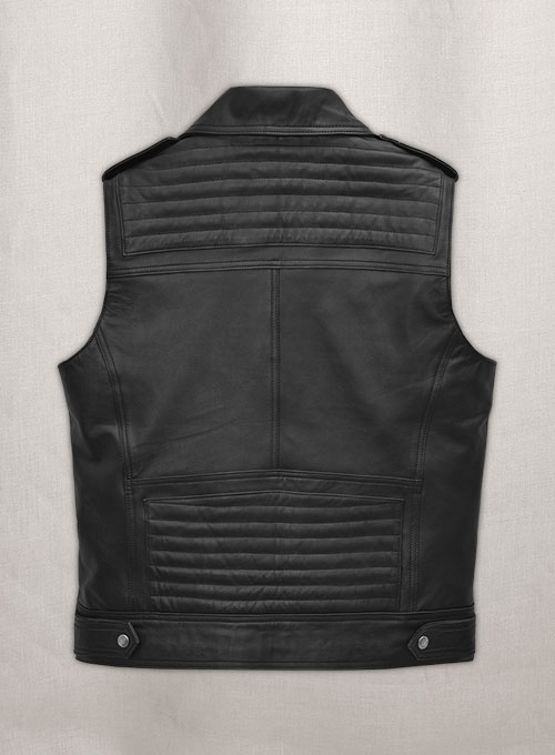 Leather Biker Vest # 318