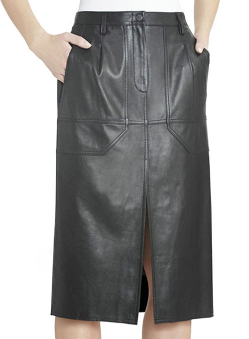 Mable Leather Skirt - # 191 - Click Image to Close
