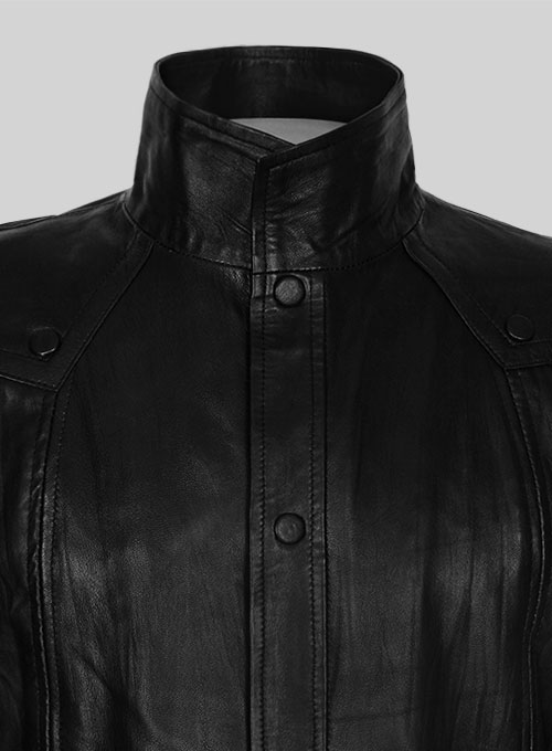 The Avengers Nick Fury Leather Trench Coat - Click Image to Close