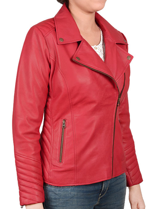 Oxley Leather Biker Jacket # 541 - Click Image to Close