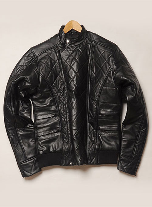 Leather Padding Jacket # 625 - Click Image to Close