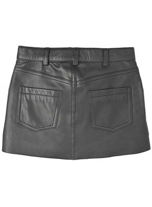 Pebble Leather Skirt - # 419 - Click Image to Close