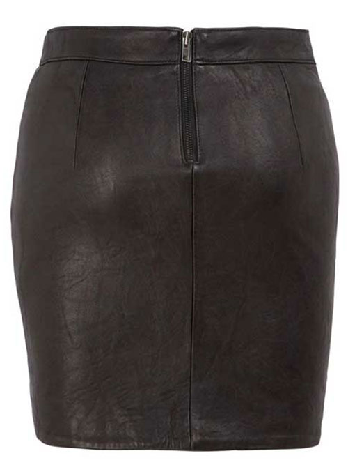 Pique Twist Leather Skirt - # 174 - Click Image to Close
