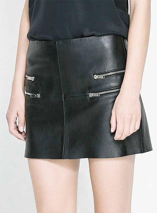 Rebelle Leather Skirt - # 423 - Click Image to Close