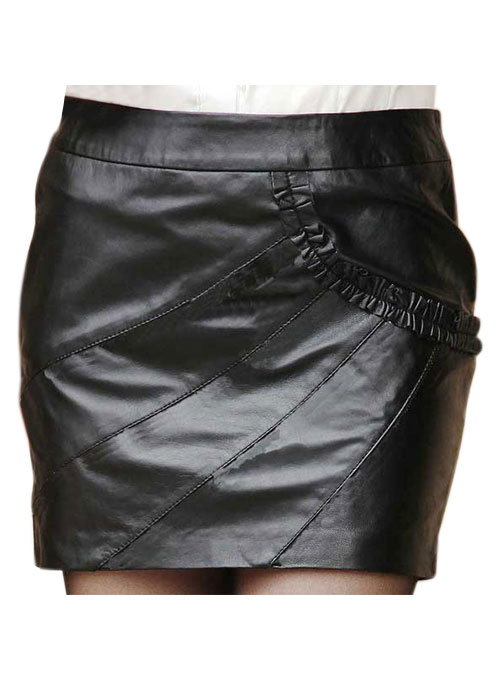 Rhyme Leather Skirt - # 162 - Click Image to Close