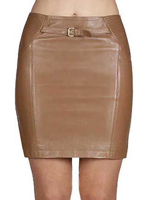 Serene Leather Skirt - # 410 - Click Image to Close