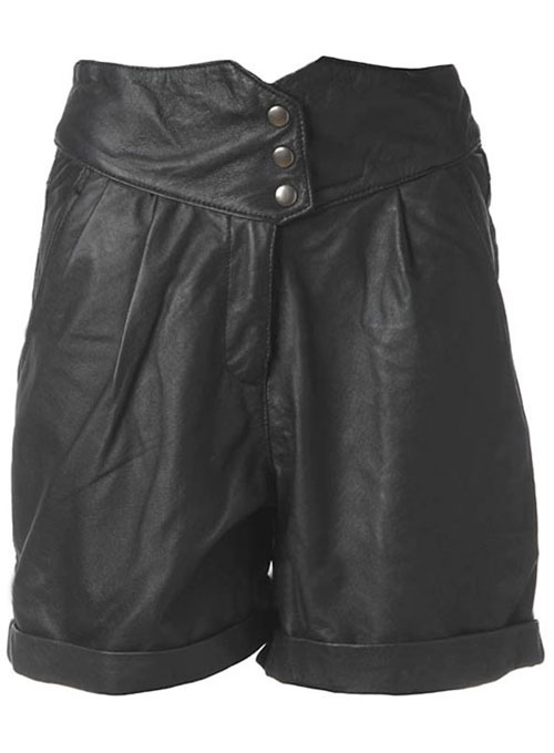 Leather Cargo Shorts Style # 358 - Click Image to Close