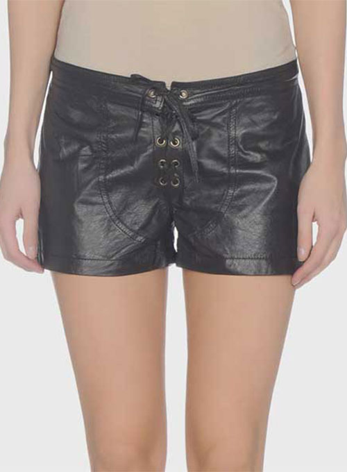 Leather Cargo Shorts Style # 359 - Click Image to Close