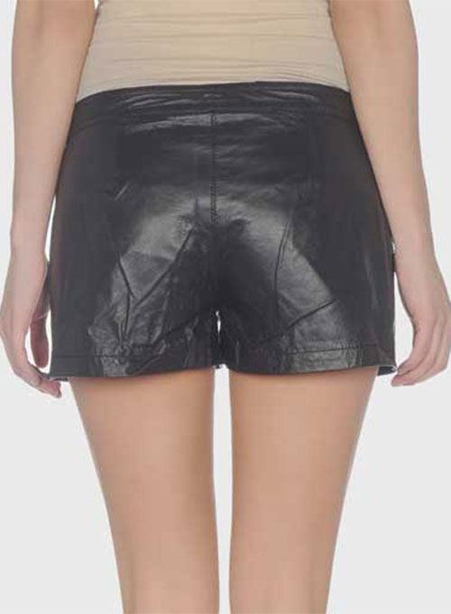 Leather Cargo Shorts Style # 359 - Click Image to Close