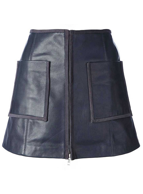 Smoking Piped Leather Skirt - # 425 - Click Image to Close