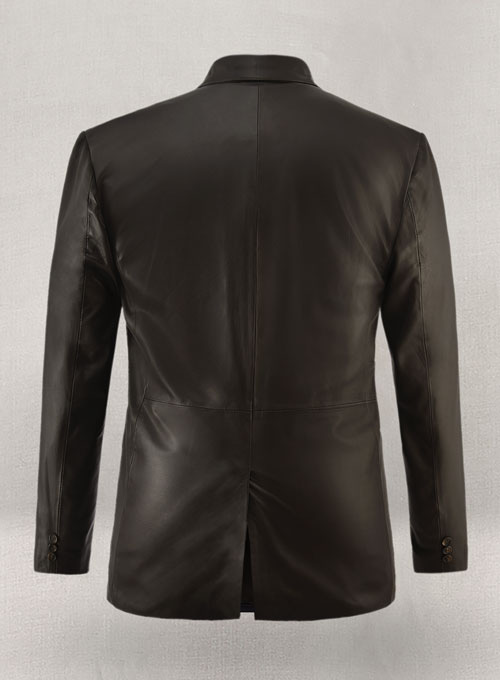 Soft Louis Brown Leather Blazer