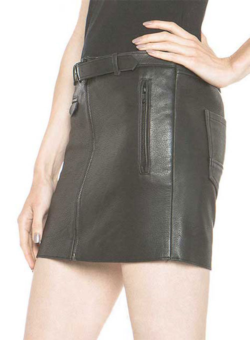 Sweet Revenge Leather Skirt - # 427