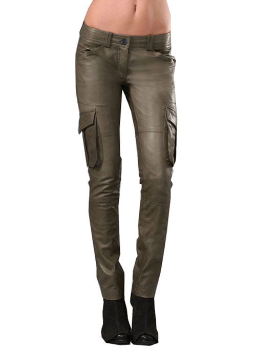 Leather Trooper Cargo Pants - Click Image to Close