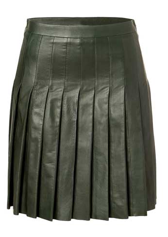 Twisty Leather Skirt - # 146