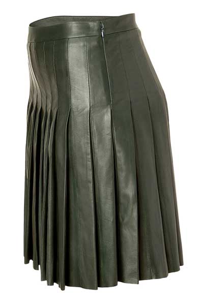 Twisty Leather Skirt - # 146