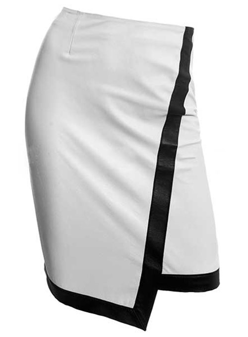 Two Toned Leather Skirt - # 149 - Click Image to Close
