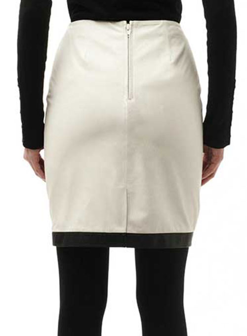 Two Toned Leather Skirt - # 149 - Click Image to Close