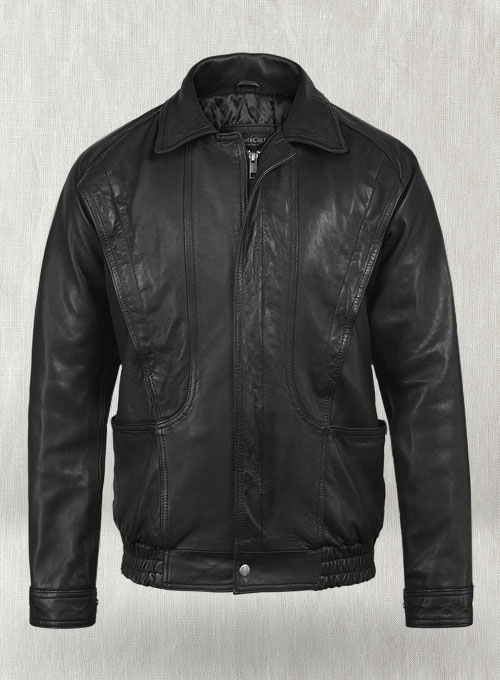 Vintage Bomber Leather Jacket