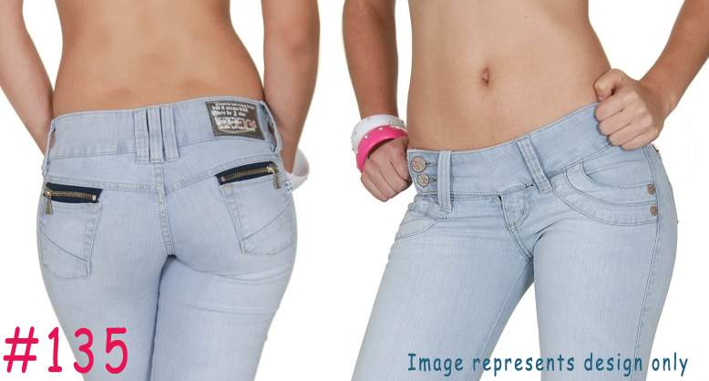 Brazilian Style Jeans - #135 - Click Image to Close