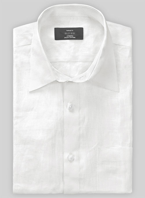 Pure Natural Linen Shirt - Full Sleeves