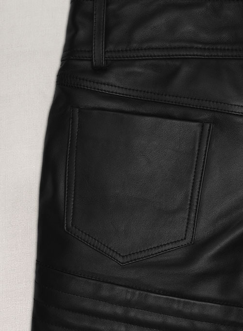 Leather Cargo Shorts