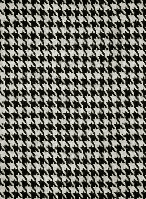 Big Houndstooth BW Tweed Suit