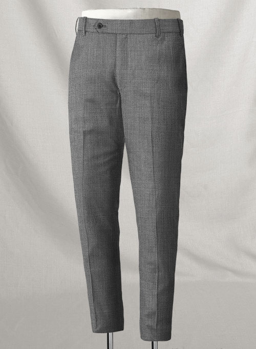 Birdseye Wool Light Gray Suit