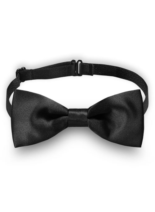 Black Satin Bow