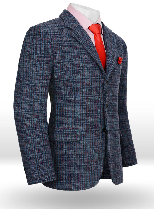 Harris Tweed Bluish Checks Jacket