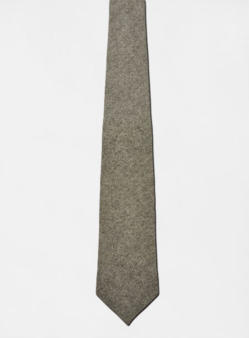 Tweed Tie - Brown - Click Image to Close