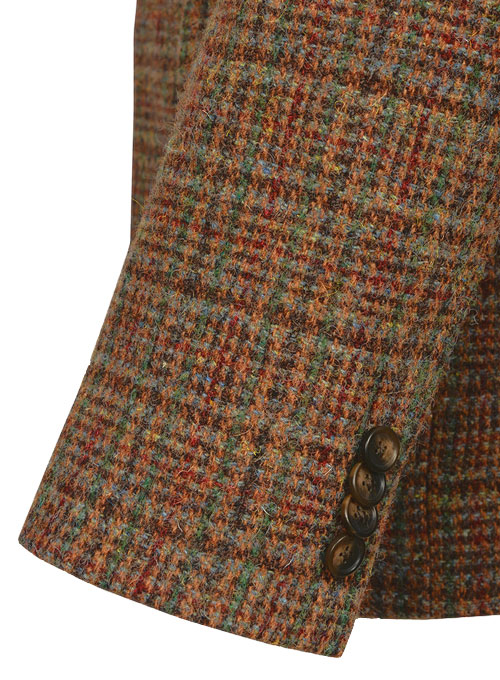 Harris Tweed Brownish Checks Jacket